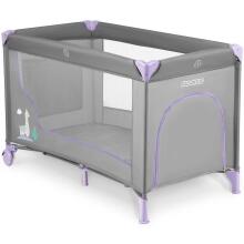 Travel Crib 125 x 65 x 78 cm RK-240 Gray-Lavender