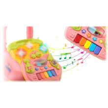 Educational walker with music 2in1 RK-744 Ricokids pink