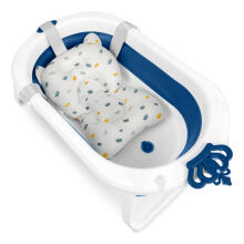 Foldable bathtub for children, infants with Ricokids RK-286 insert white-blue