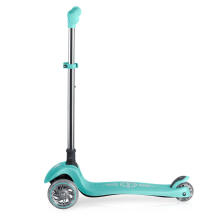 Three-Wheeled Balance Scooter for Kids Glowing in the Dark Ricokids Glow - Turquoise