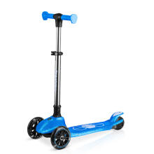 Three-Wheeled Balance Scooter for Kids Glowing in the Dark Ricokids Jelly - Blue