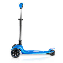 Three-Wheeled Balance Scooter for Kids Glowing in the Dark Ricokids Jelly - Blue