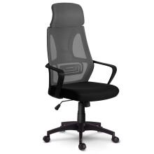 Office chair with micro mesh Prague - gray