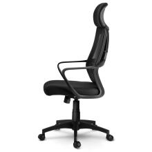 Office chair with micro mesh Prague - black