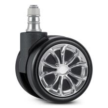 Rubber wheels for Sofotel chairs black 5 pcs