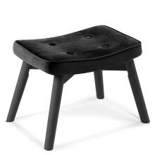 Wing Chair with Ottoman Sofotel Norse Black