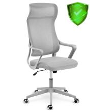 Office chair with micro mesh Sofotel Labi gray
