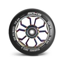 Scooter Wheels 110 mm rainbow 2 pcs