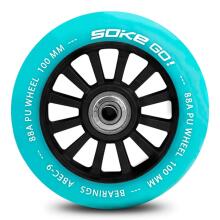 Scooter Wheels 100 mm Turquoise 2 pcs
