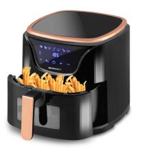 Фритюрница без масла Air fryer BD-652 черно-золотая