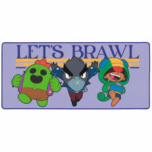 Subsonic Gaming Mouse Pad XXL Brawl Stars Legendary