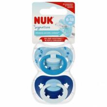443070 SILICONE PACIFIER SIGNATURE 6-18 2PCS 544341, 10736656