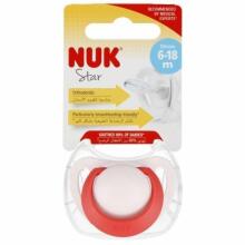 443056 SILICONE PACIFIER STAR 6-18 1PC 543894, 10736751