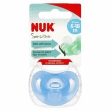 398271 SILICONE PACIFIER SENSITIVE 6-18 1PC 541457, 10736121