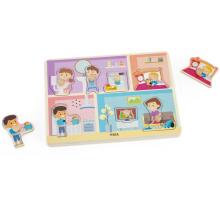 VIGA Sound Puzzle Match Daily Activities