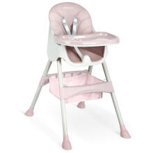 Milo Pink High Chair with Table