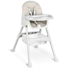Feeding chair with table + bib Milo Ricokids gray