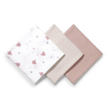 828/03 SUPER SOFT CRUSHED MUSLIN DIAPERS GREY