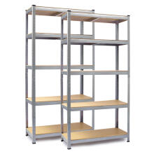 Metal Storage Rack Set of 2 180 x 90 x 40 cm Humberg HR-812