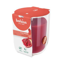 Svece arom. stikla gl. True Scents &Oslash;80x73mm pomegranate