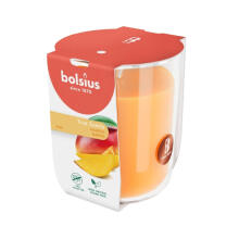 Svece arom. stikla gl. True Scents &Oslash;80x73mm mango 