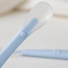 2452 SILICONE SPOON BLUE BL245