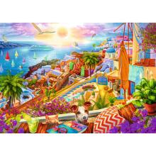 TREFL Premium Plus Puzzle Santorini, Greece 1000 pcs