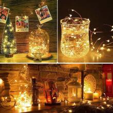 Home Company USB Fairy Light String Art.273036 USB Powered Fairy String Light in Warm White 2 Meters 20 LED
