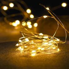 Home Company USB Fairy Light String Art.273036 USB Powered Fairy String Light in Warm White 30 Meters 300 LED