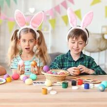 Home Company Rabbit Ear Art.53836 Carnival costume - bunny ears 2psc