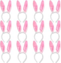 Home Company Rabbit Ear Art.53836 Carnival costume - bunny ears 2psc