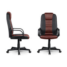 Sofotel Black-Brown Swivel Office Chair