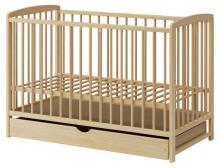 Bocian Art.124851 Wooden Bed Drawer (under the cot bed) 120x60 cm
