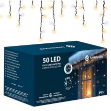 LED Light Curtain with 50 LEDs (Icicles) Springos CL1239