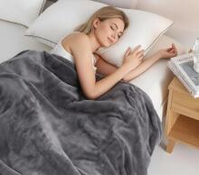Double-Sided Electric Blanket 160x180 cm Heating Mat with Temperature Control and Remote