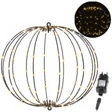 LED Light Sphere 112 LED Warm White Springos CL1235