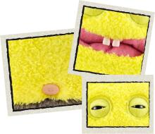 Fuggler x SpongeBob SquarePants (SpongeBob) – Funny Ugly Monster Plush Toy with Human-Like Teeth