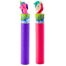 Foam Weapon Pump Water Stick Unicorn Pink Purple 35 cm