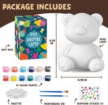 Goody King Paint Your Own Bear Lamp Kit Art.273873