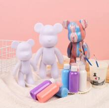 DIY Painting Liquid Bear Figure Kit - Home Decorations Art.273875