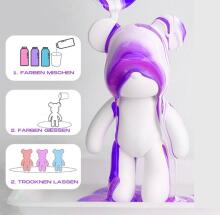 DIY Painting Liquid Bear Figure Kit - Home Decorations Art.273875