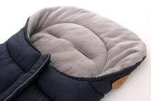 Bebe Basic Winter Footmuff Polar Fleece Art.273984  Blue