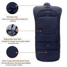 Bebe Basic Winter Footmuff Polar Fleece Art.273984  Blue