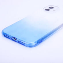 Fusion Gradient case silikona aizsargapvalks Apple iPhone 13 Pro caurspīdīgs - zils