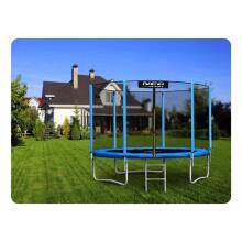 6ft/183cm Garden Trampoline with External Net and Ladder Neo-Sport