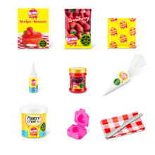 SLIME MART slime preparing set Shopping Bag Strawberry Cheescake