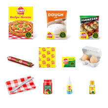 SLIME MART slime preparing set Shopping Basket Pizza