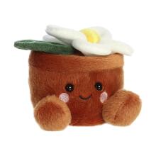 AURORA Palm Pals plush toy, Daisy in a pot, 12 cm