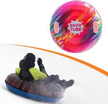 Kids World Snow Sleds/Tube Art.274261  Inflatable Snow Tubes for Sledding with Sturdy Handles