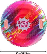 Kids World Snow Sleds/Tube Art.274261  Inflatable Snow Tubes for Sledding with Sturdy Handles